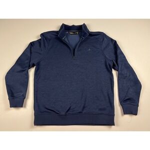 Under Armour Men's Navy Blue Quarter Zip Pullover Sweatshirt Loose Fit MD
